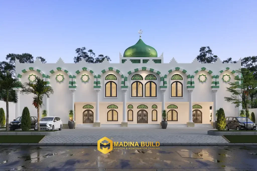arsitektur masjid modern sebagai bagian kontribusi desain Madina Build