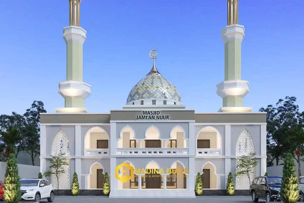 desain masjid modern untuk lingkungan perumahan