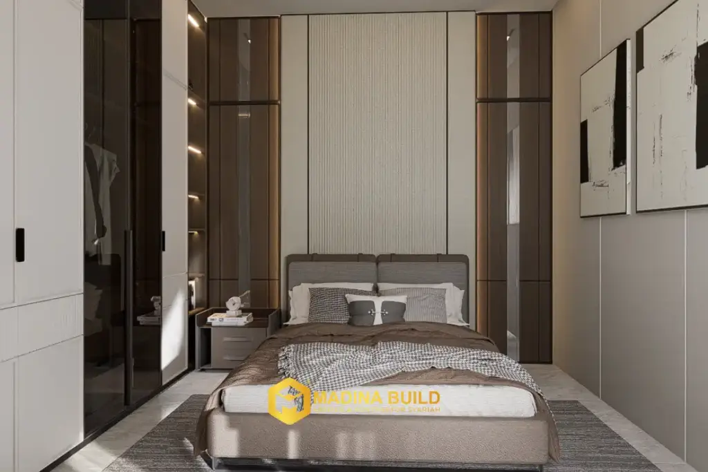 Desain 3D interior kamar tidur - Jasa Desain Interior di Langkat