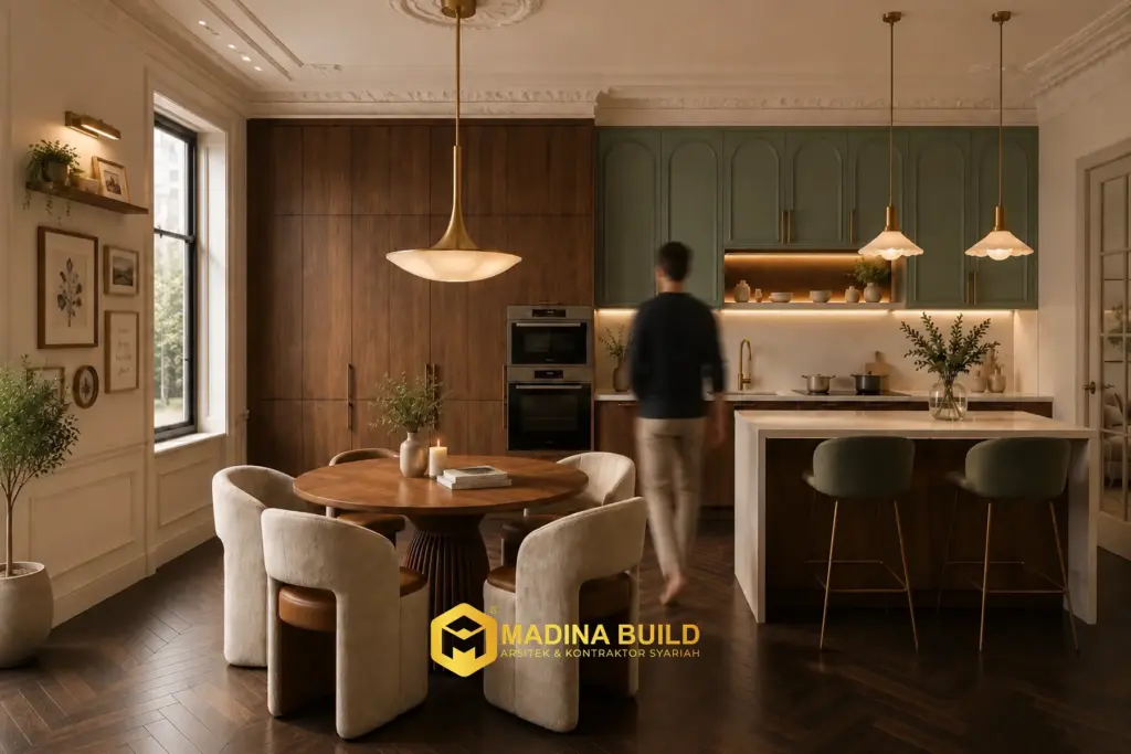 Hasil pengerjaan kitchen set rapi dan fungsional - Jasa Kitchen Set di Sidoarjo