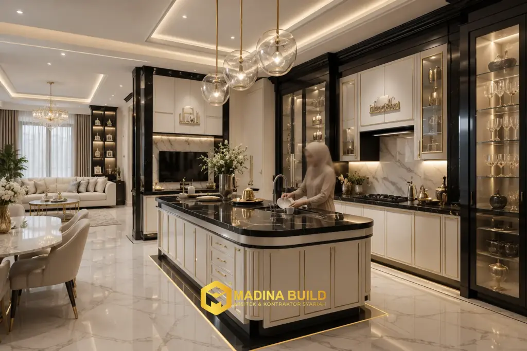 Hardware dan finishing kitchen set berkualitas - Jasa Kitchen Set di Sidoarjo